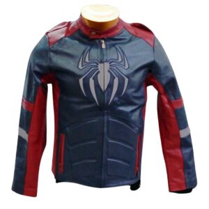 Chamarra de Piel Spiderman para Hombre – Chaqueta de Cuero