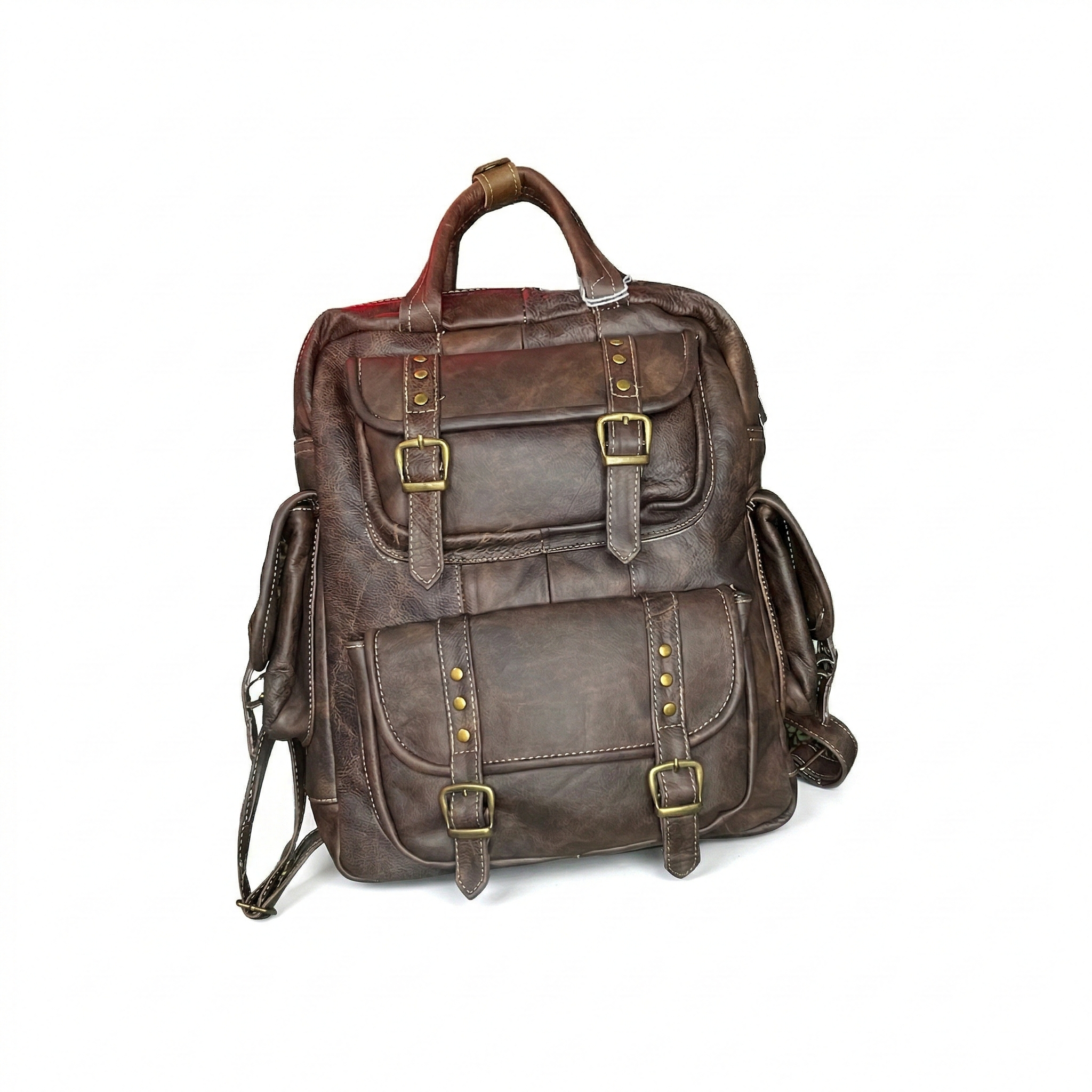 Mochila de Piel "Ranger" – Auténtico Espíritu de Explorador